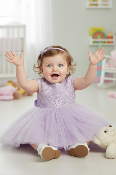 Baby Birthday Party Dress – Lace Special Occasion Dress