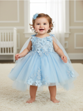 Rosalee Baby Girls 3D Floral Party Pageant Dress | Blush Kids