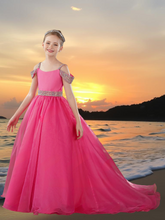 Brydealo Couture Hot Pink Pageant Gown – Girls Special Occasion