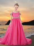 Brydealo Couture Hot Pink Pageant Gown – Girls Special Occasion