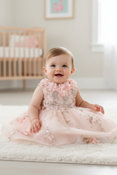 Fiorella Bloom Baby Dress – Special Occasion Flower Girl Dress