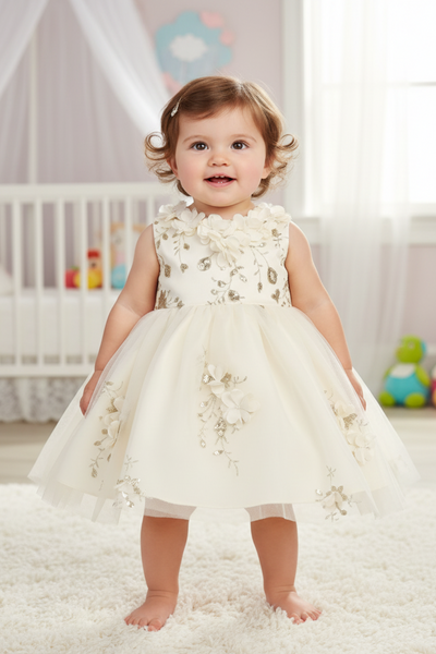 Fiorella Bloom Baby Dress – Special Occasion Flower Girl Dress