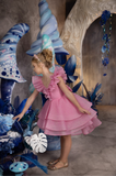 Seraphina Blossom Gown | Couture Pink Hi-Lo Girls Dress