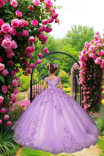 Aurélia Lilac Ball Gown | Fashion Couture
