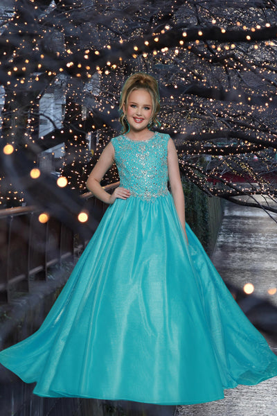 2Cute Harper Pageant Dress in Tangerine or Turquoise