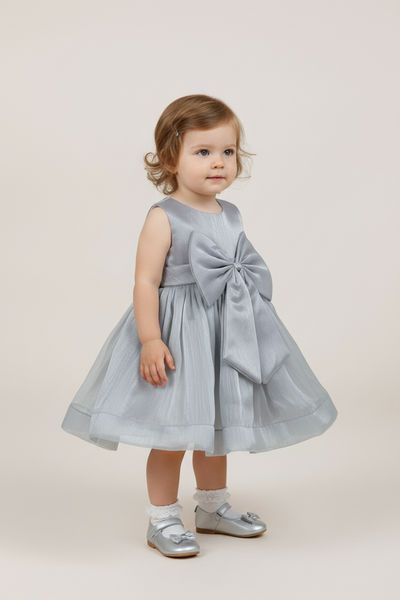 Baby Bow Party Dress for Birthday & Special Occasion