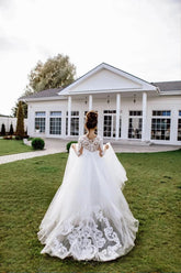 Seraphielle Grace White Couture Communion Pageant Gown