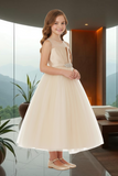 Girls Communion & Flower Girl Dress with Bow