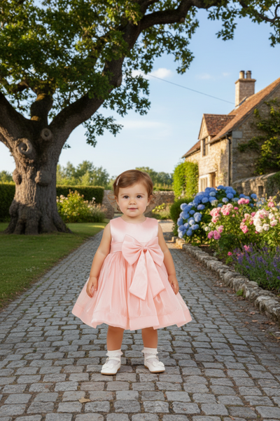 Baby Bow Party Dress for Birthday & Special Occasion