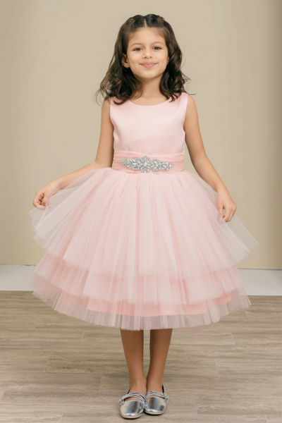 Elara Sky Special Occasion Dress for Girls