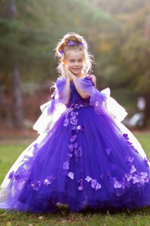 Couture Tutu Flower Girl Pageant Party Dress Baby Special Occasion Dress