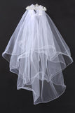 The Nova Girls Communion Veil With Crystal Tiara