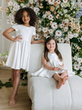 Alouette Ivory Girls Dress | Teter Warm Couture