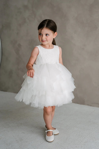 Evelisse Noelle Off White Dress | Teter Warm Couture