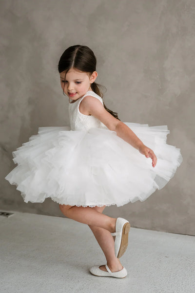 Evelisse Noelle Off White Dress | Teter Warm Couture