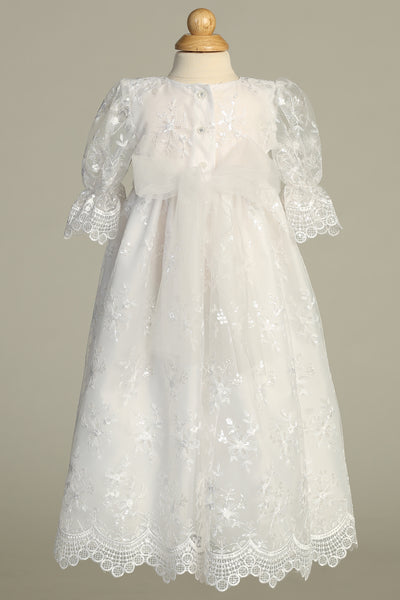Sophia Grace Christening Gown - Elegant Baptism Dress