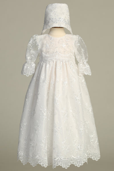 Sophia Grace Christening Gown - Elegant Baptism Dress