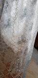 Breathtaking Satin Lace Beaded Couture Baby Baptismal Gown