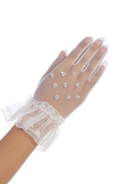 Avery Sequined Communion Gloves