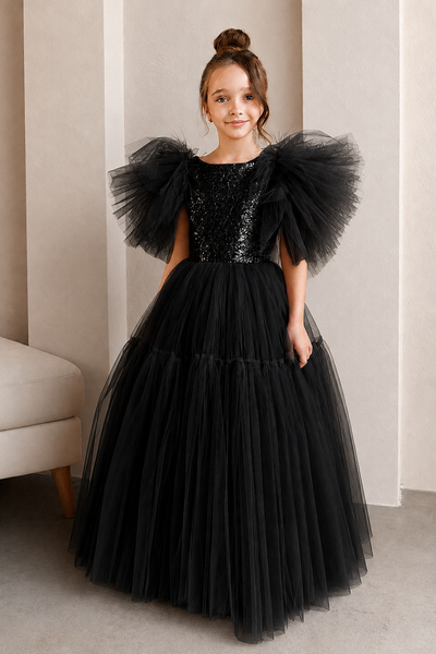 Hallie Girls Special Occasion Tulle Dress
