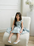 Isadora Blue Shimmer Dress | Teter Warm Couture Girls