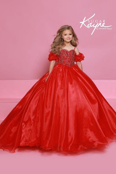 Sugar Kayne Glitter Tulle Gown – Perfect for Princess Moments