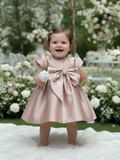 Rosalie Mae Pink Baby Dress | Teter Warm Couture | Blush Kids