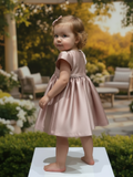 Rosalie Mae Pink Baby Dress | Teter Warm Couture | Blush Kids