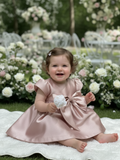 Rosalie Mae Pink Baby Dress | Teter Warm Couture | Blush Kids