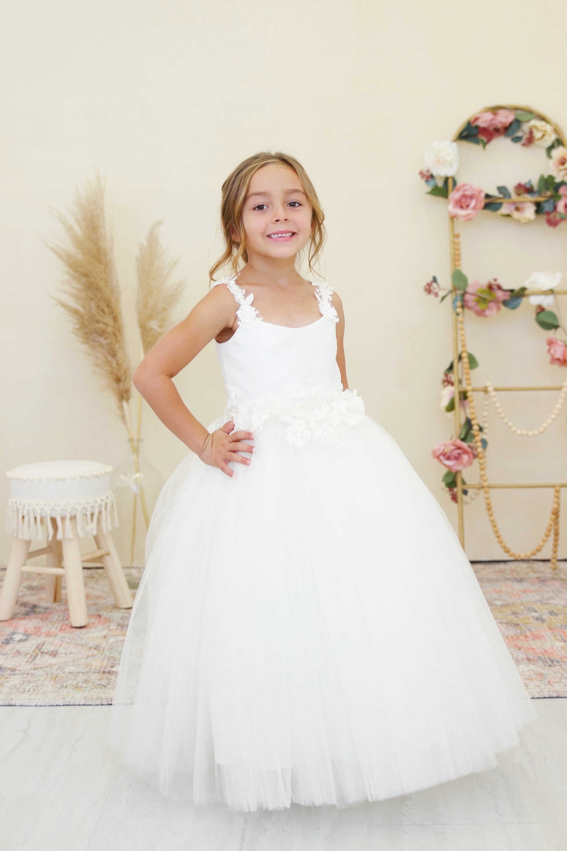 Amalee Couture Flower Girl Special Occasion Party Dress For Girls
