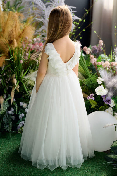 Teter Warm Couture Special Occasion Flower Girl Lace Tulle Dress