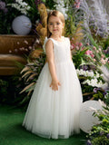 Teter Warm Couture Special Occasion Flower Girl Lace Tulle Dress