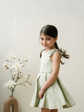 Amelia Soft Green Girls Couture Dress | Teter Warm
