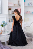 Chic Looking Girls Handmade Couture Tulle Velvet Ballgown