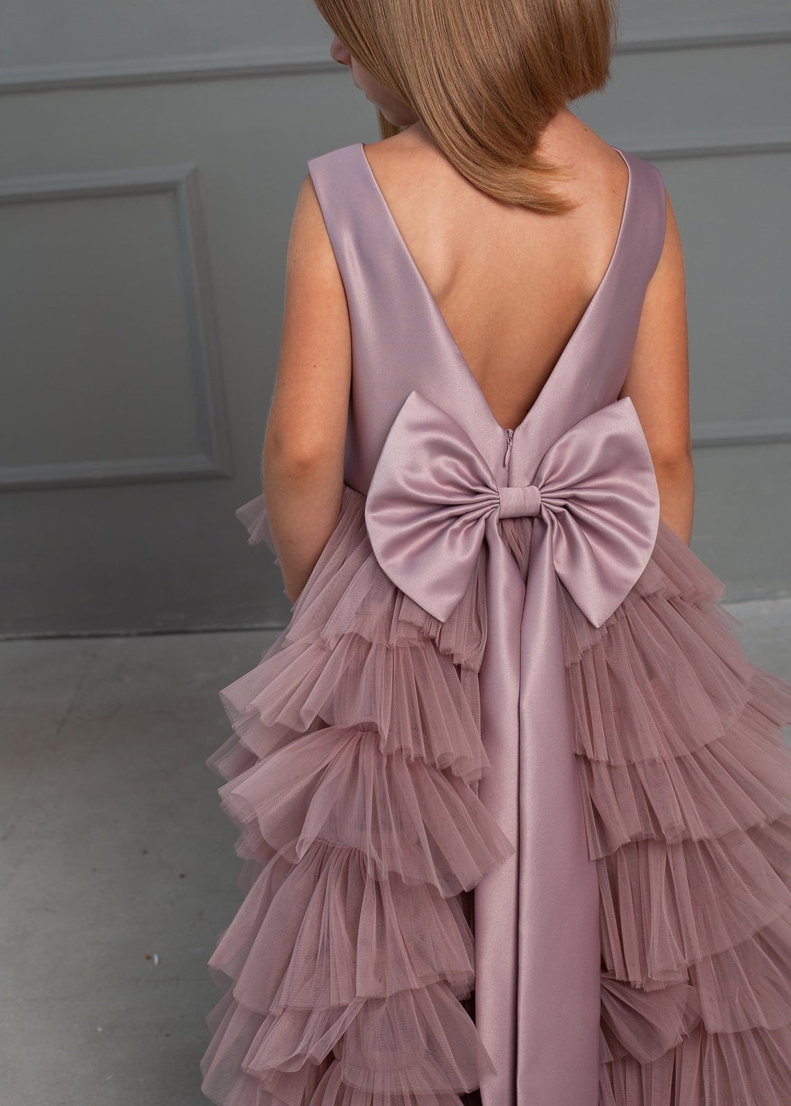 Magnificent Floor Length Ruffled Special Occasion Dress For Girls