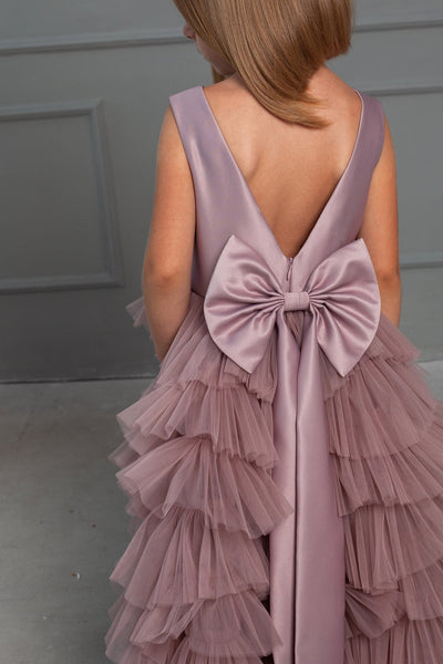Magnificent Floor Length Ruffled Special Occasion Dress For Girls