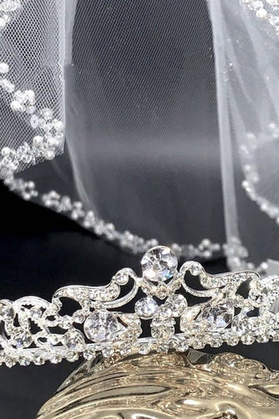 Communion Swarovski Tiara Girls Headpiece Flower Girl Birthday Tiara