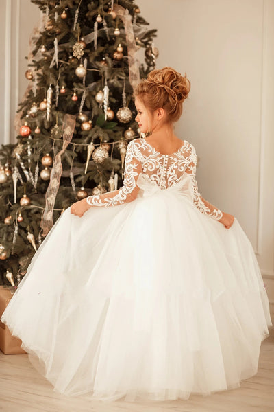 Ophelia Girls Couture Communion Lace Dress