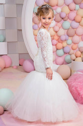 Stunning Couture Junior Bride Mermaid Wedding Flower Girl Party Dress