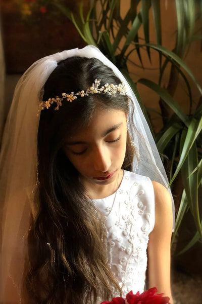 The Marisse 1st Communion Pearl Tiara