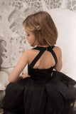 Couture Satin Taffeta Lace Wedding Flower Girl Party Pageant Hi Lo Dress