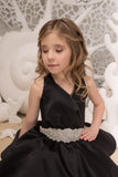 Couture Satin Taffeta Lace Wedding Flower Girl Party Pageant Hi Lo Dress