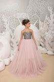 Girls Custom Couture Handmade Special Occasion Wedding Party Tulle Dress