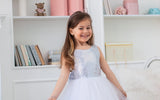 Girls Couture Sequin Tulle Special Occasion Pageant Party Floor Length Dress