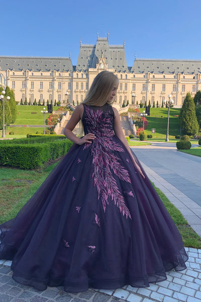 Couture Lace Tulle Flower Girl Pageant Photo Shoot Special Occasion Dress