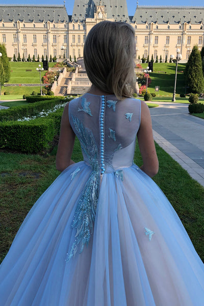 Couture Lace Tulle Flower Girl Pageant Photo Shoot Special Occasion Dress