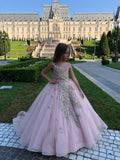 Couture Lace Tulle Flower Girl Pageant Photo Shoot Special Occasion Dress