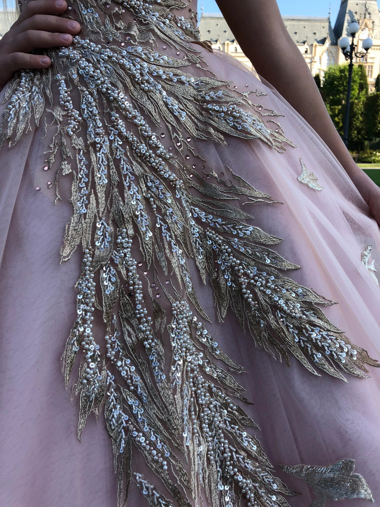 Couture Lace Tulle Flower Girl Pageant Photo Shoot Special Occasion Dress