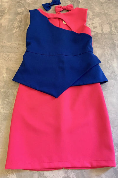 Girls Pageant Interview Skirt Set | Peplum Outfit