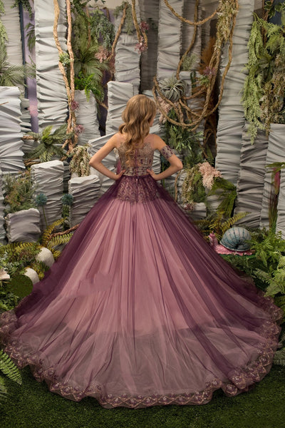 Girls Custom Couture Handmade Two Piece Special Occasion Pageant Party Dress